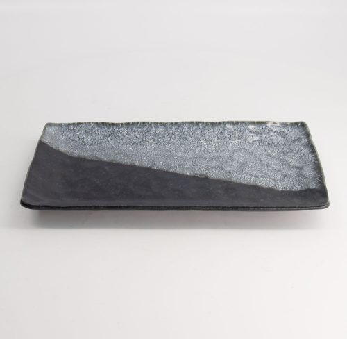 Tokyo Design Studio - Large Plates - Rechthoekig Bord - Hyosho - Zwart - 28.5x12.5x2.5cm