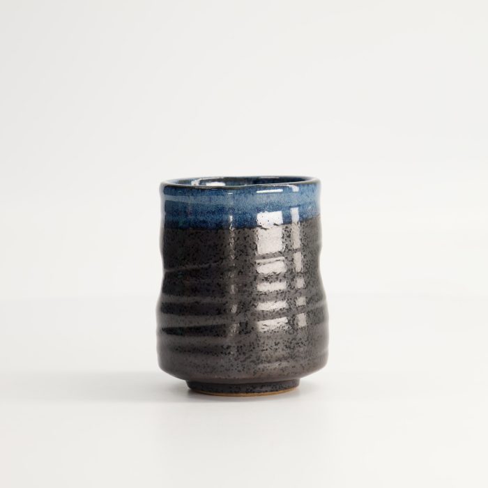 Tokyo Design Studio - Theekopje - Blauw/Zwart - 7x9cm - 250ml