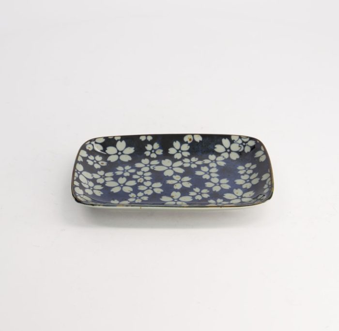 Tokyo Design Studio - Mixed Plate - Sakura Blue - Gebaksbordje- 16.3x10cm