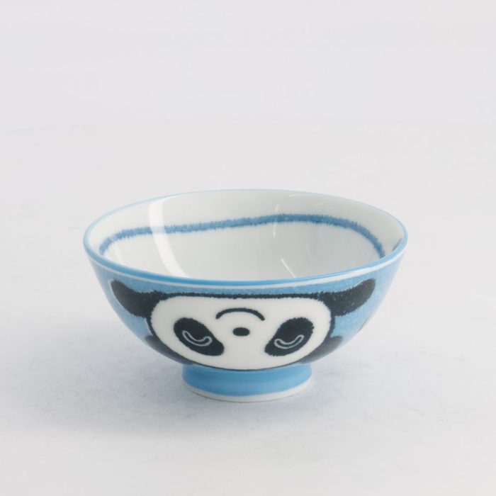 Tokyo Design Studio - Kawaii - Rijstkom - Panda - Blauw - 10.5x5.5cm - 200ml