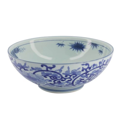 Tokyo Design Studio - Mixed Bowls - Aizome Karakusa - Ramenkom - 21.3x8.2cm - 1450ml