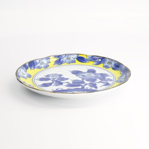 Tokyo Design Studio - Tsubaki - Bord - Geel/Blauw - 21.6x2.5cm