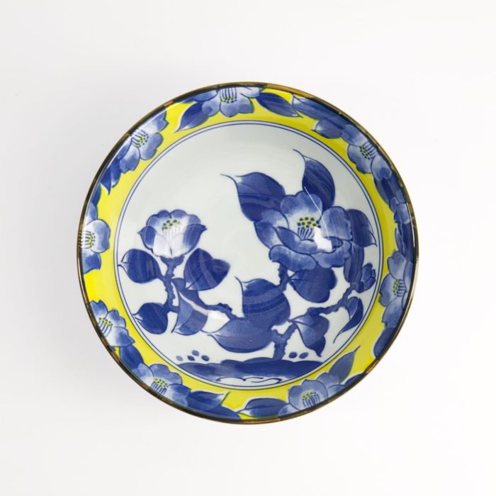 Tokyo Design Studio - Tsubaki - Tayo Bowl - Geel/Blauw - 15.2x6.7cm