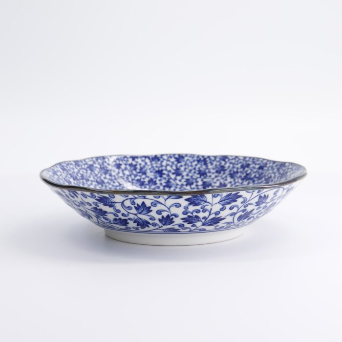 Titel: Tokyo Design Studio - Hana Blue - Pasta Bord - 21x5cm - Karakusa