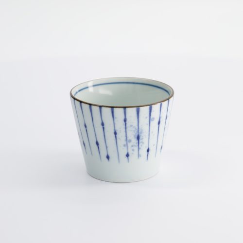 Tokyo Design Studio - Theekop - Recht - Blauw/Wit - Japan - Fukizumi - 8.3x6.5cm - 180ml