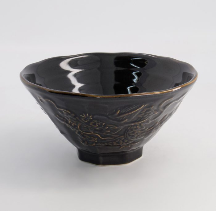 Tokyo Design Studio - Ramen Bowl - Draak - Zwart - 19.8x10cm