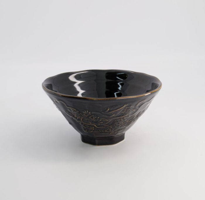 Tokyo Design Studio - Ramen Bowl - Draak - Zwart - 19.8x10cm