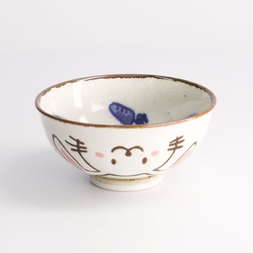 Tokyo Design Studio - Kawaii - Rabbit Usagi - Rice Bowl - Red - 11.5x6cm - 300ml