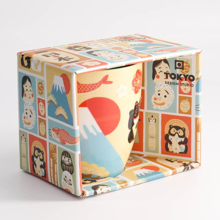 Tokyo Design Studio - Kawaii - Japan-B Mok - W/Geschenkdoos - 8,5x10,2cm - 380ml