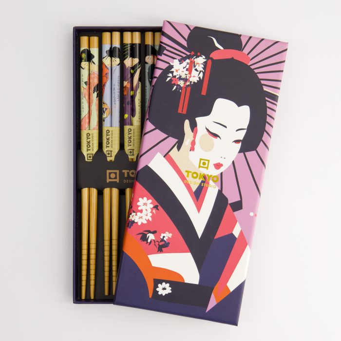 Tokyo Design Studio - Eetstokjes - Cadeauset/5 - Geisha