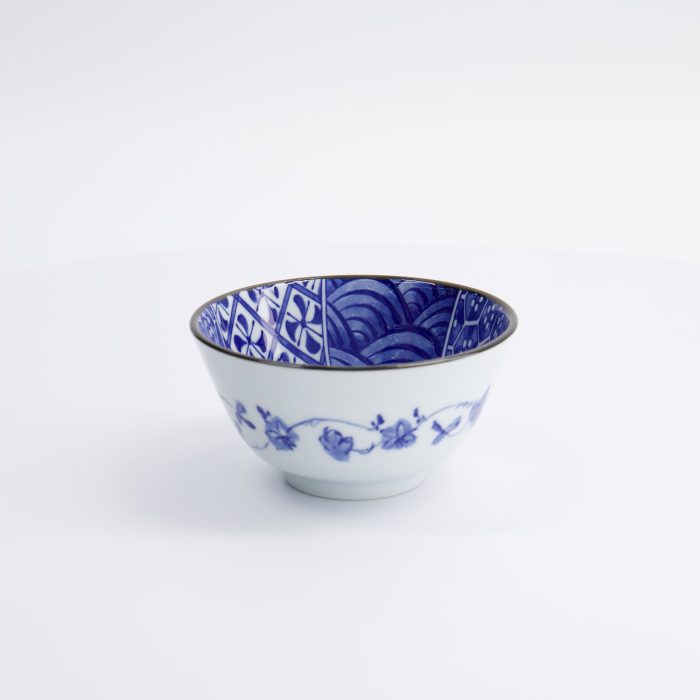 Tokyo Design Studio - Natsu Shozui - Rijstkom - Blauw/Wit - 12x6.4cm