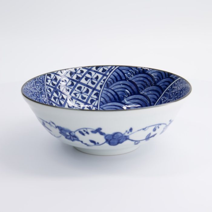 Tokyo Design Studio - Natsu - Shozui - Ramen Kom - Blauw/Wit - 21x7.8cm - 1000ml