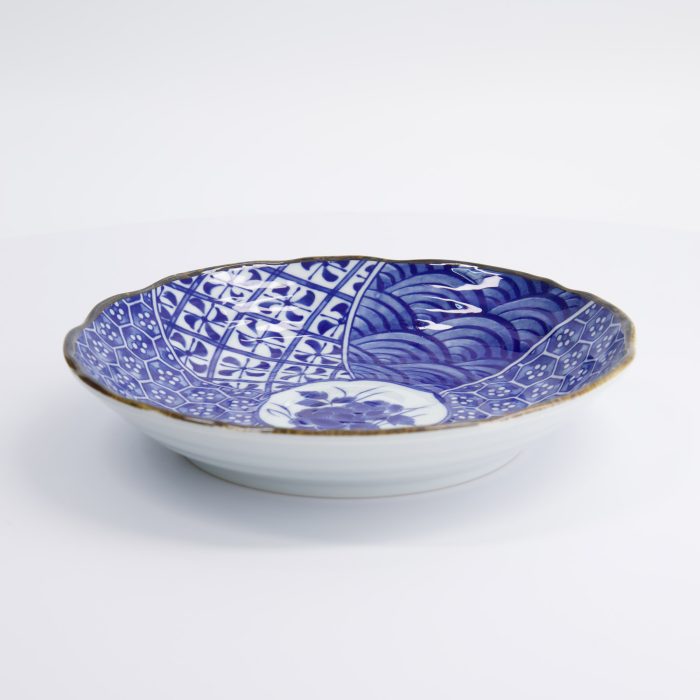 Tokyo Design Studio - Natsu - Shozui - Bord - Blauw/Wit - 22x4cm