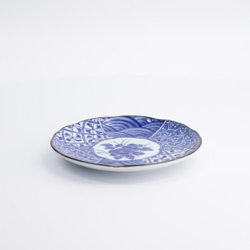 Tokyo Design Studio - Natsu - Shozui - Gebaksbord - Blauw/Wit - 16.5x2cm