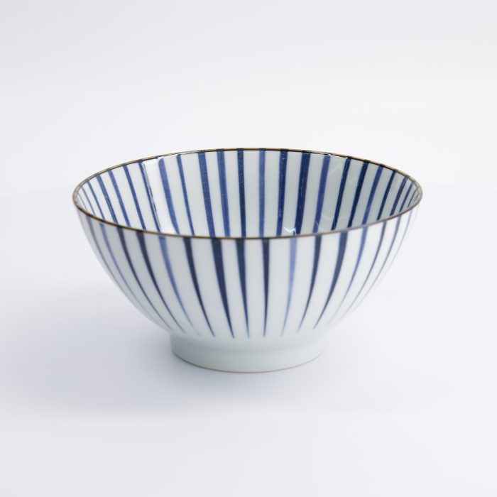 Tokyo Design Studio - Natsu - Tokusa - Kom - Blauw/Wit - 17,8x9,5cm