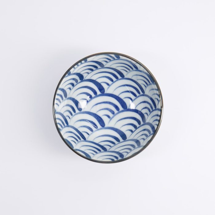 Tokyo Design Studio - Natsu Nami - Reisschale - Blau/Weiß - 12x6.4cm - Image 2