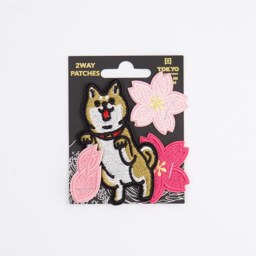 Tokyo Design Studio - Patch - 2Way - Shiba-Hond - met Sakura