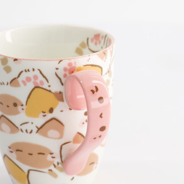 Tokyo Design Studio - Kawaii - Tasse mit Geschenkbox - Katze - Rosa - 8.5x10.2cm - 380ml - Image 3