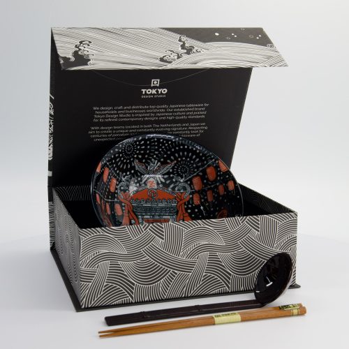 Tokyo Design Studio - Asakusa - 3-delige Ramen Giftset - 20,5x8cm - 1250ml - Matsuri