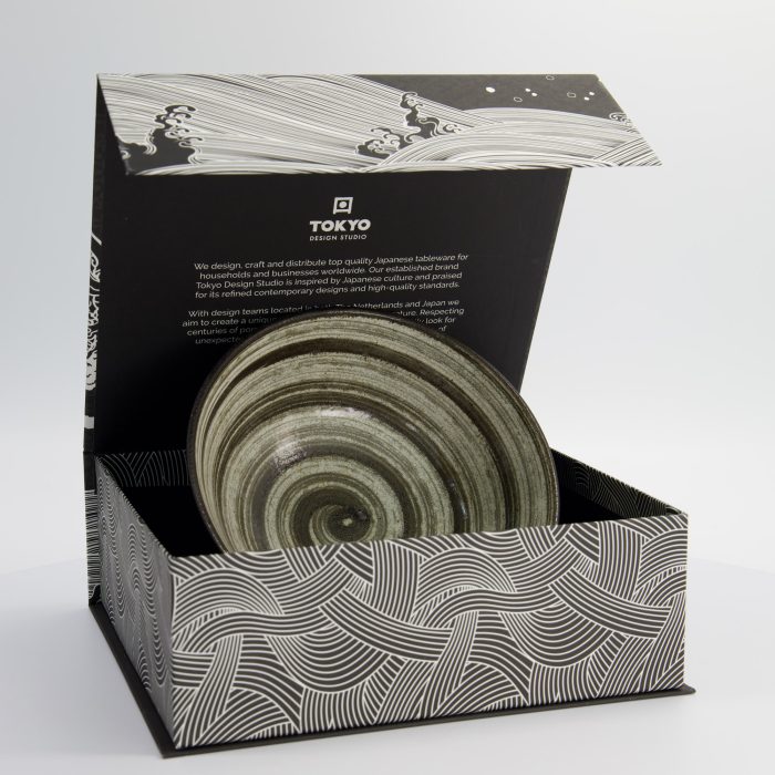 Tokyo Design Studio - Asashio - 1 stuk - Ramen Cadeauset - 21x9cm - 1300ml