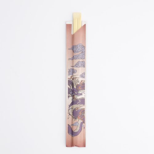 Tokyo Design Studio - Wegwerp Chopsticks - Blauw Dragon Tensoge - 21cm - 2000 Paar