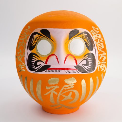 Oranje Daruma Pop - 40 cm