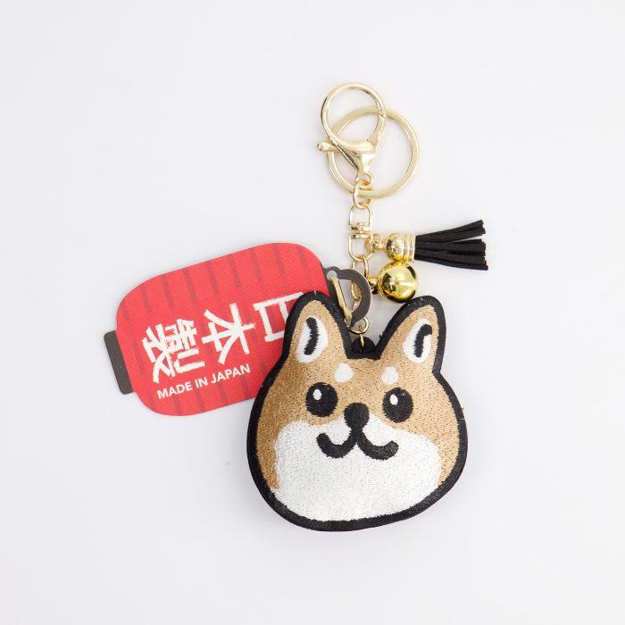 Tokyo Design Studio - Patch Sleutelhanger Shiba-Inu Gezicht